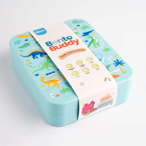 Bento Buddy Transfer Proof 4 Compartment Lunch Box 600ml (Dinosaur)