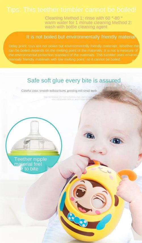 Blinking Eye Design Baby Wobbling Toy for Infants