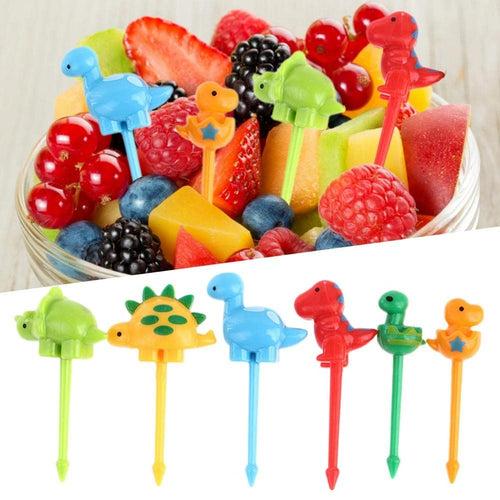 6 Pcs Food Fruit Fork Picks for Kids (Pack of 2)