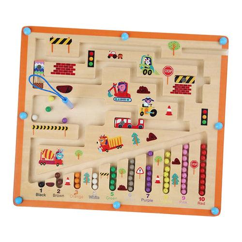 Colorful Magnetic Location Maze for Kids