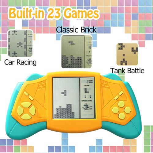 Retro Mini Handheld Tetris Game Player for Kids (Random Color)