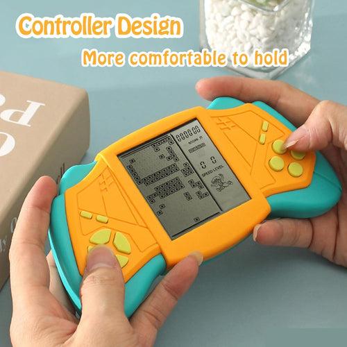 Retro Mini Handheld Tetris Game Player for Kids (Random Color)