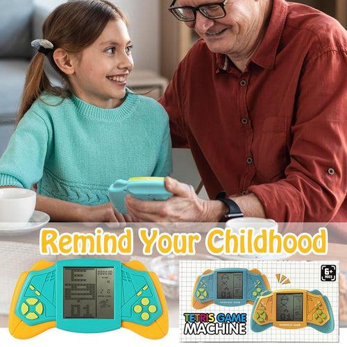 Retro Mini Handheld Tetris Game Player for Kids (Random Color)