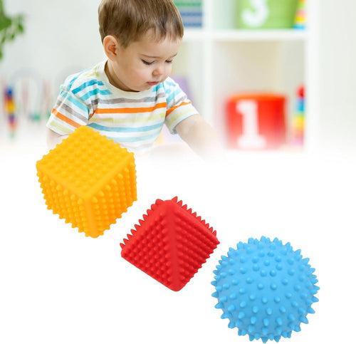 4pc Soft Silicone Shapes Sensory Toys (Random Color)