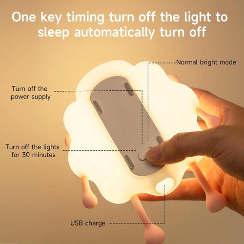 Cute Sheep Design Silicone Night Light