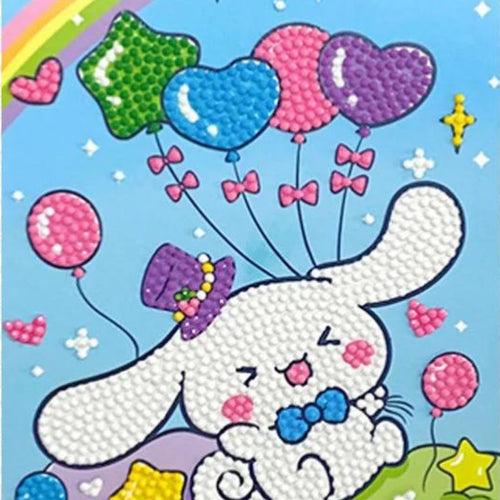 Cute Designs Sparkling Diamond Painting Kits - Adorable DIY Art Kit (Random Design) (1 pc)