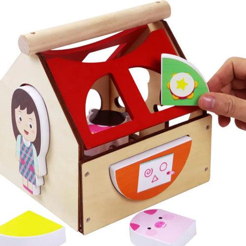 Wisdom House Shape Sorting Toy for Kids