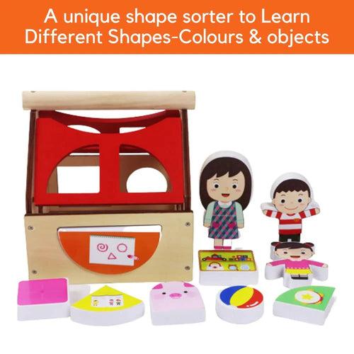 Wisdom House Shape Sorting Toy for Kids