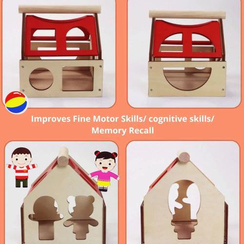 Wisdom House Shape Sorting Toy for Kids