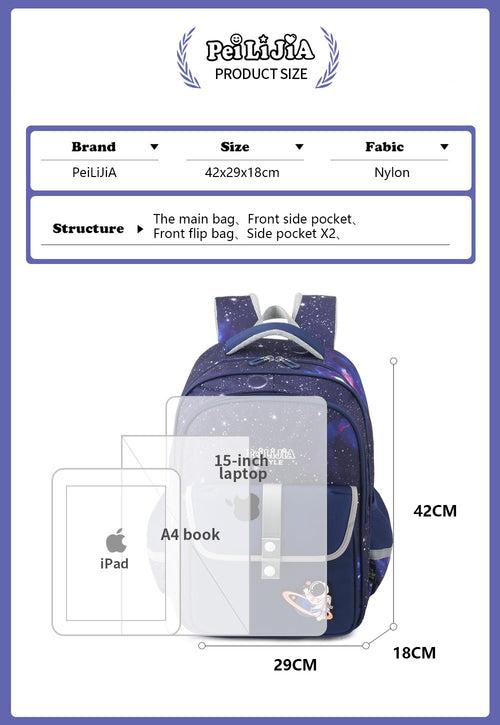 Premium Quality  Large Capacity Space printed Bag For School  Student