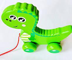 Wooden Pull Along Toy(Non Toxic Toys for Kids, Multi Color, Animal Pull Toys, Pull Toys)