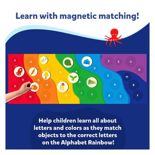 Alphabet Rainbow  | Magnetic Matching Activity (ages 3-6)