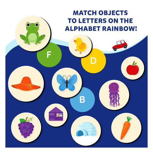 Alphabet Rainbow  | Magnetic Matching Activity (ages 3-6)