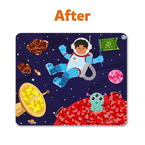 Dot it! - Outer Space | No mess sticker art (ages 3-7)