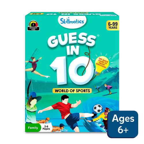 Guess in 10: World Of Sports | Trivia card game (ages 6+)