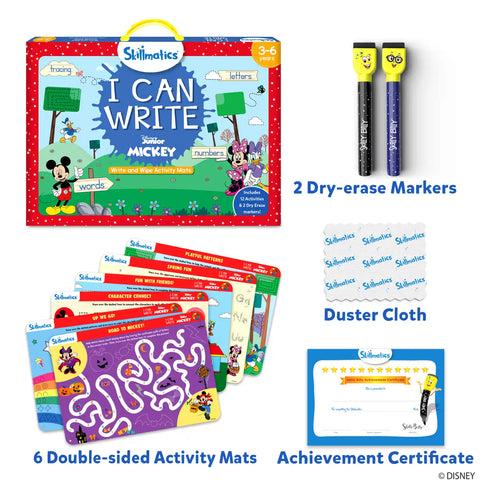 I Can Write Disney Junior Mickey Mouse | Reusable Activity Mats (ages 3-6)