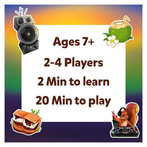 Jungle Party | Card Game of Strategy & Luck (ages 7+)