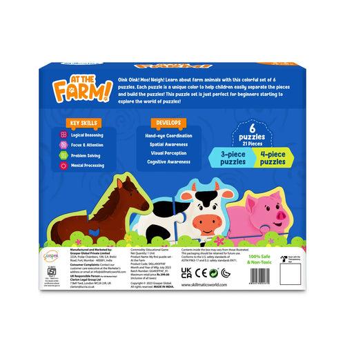 My First Puzzle Set: Farm Animal (ages 3-6)