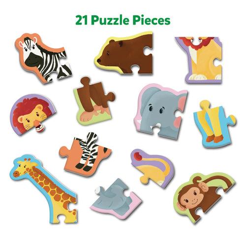 My First Puzzle Set: Wild Animals (ages 3-6)