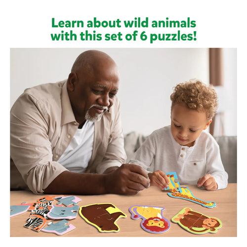My First Puzzle Set: Wild Animals (ages 3-6)