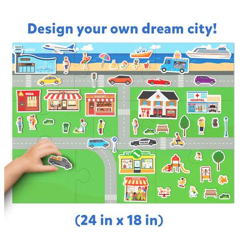 Magnetopia - Design Your City | Interactive Pretend Play Set (ages 3-7)