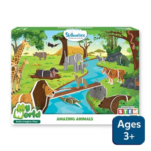 My World: Amazing Animals | STEM Building Toy (ages 3-7)