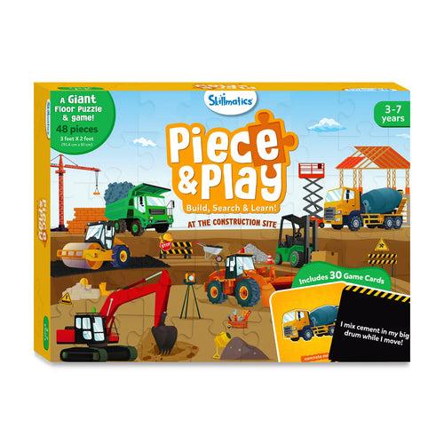 Piece & Play: Construction Site | Floor Puzzle & Game (ages 3-7)