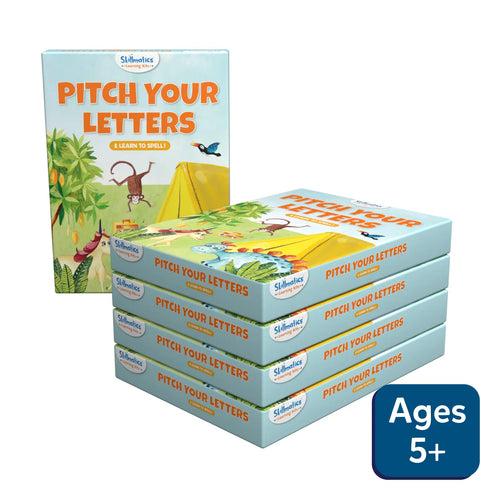 Pitch Your Letters - & Learn to Spell | Pack of 5  (ages 5+)