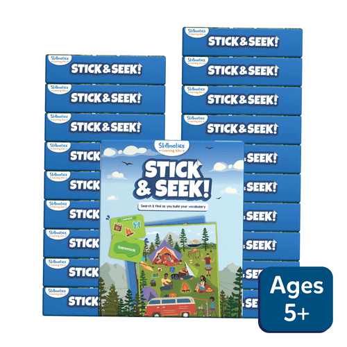 Stick & Seek! - Search & find as you build your vocabulary | Pack of 20 (ages 5+)