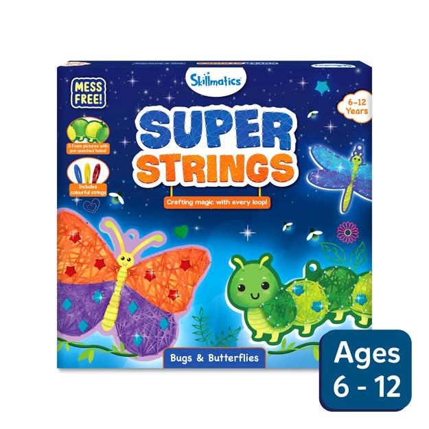 Super Strings: Bugs & Butterflies | Mess-Free String Art (ages 6-12)