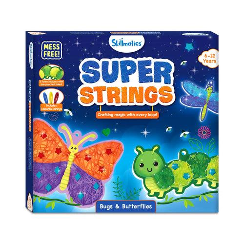 Super Strings: Bugs & Butterflies | Mess-Free String Art (ages 6-12)