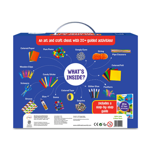 Ultimate Art & Craft Activity Chest | DIY Activity Set (ages 6-13)