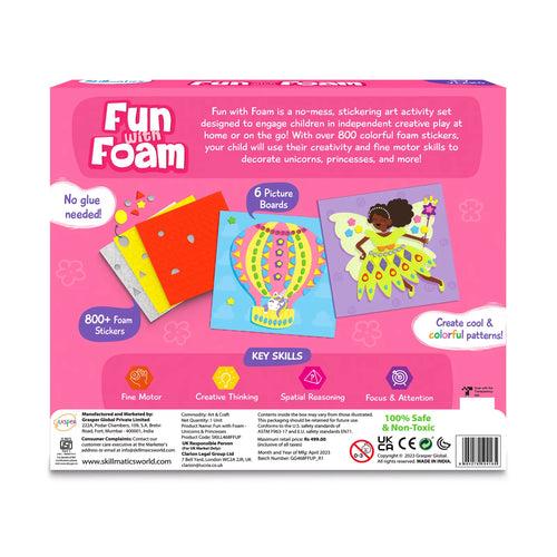 Fun with Foam: Unicorn & Princesses | No Mess Sticker Art (ages 3-7)