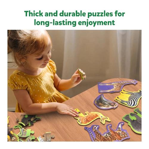 Step By Step Puzzle: Wild Animals (ages 3+)