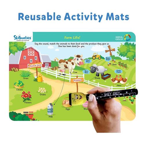 Animal Kingdom | Reusable Activity Mats (ages 3-6)