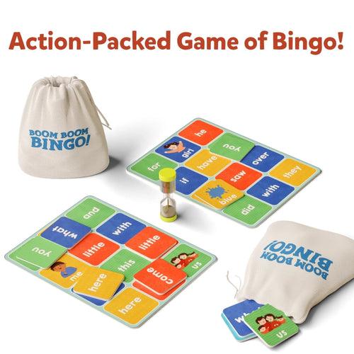 Boom Boom Bingo! Board Game: Sight Words (ages 5-8)