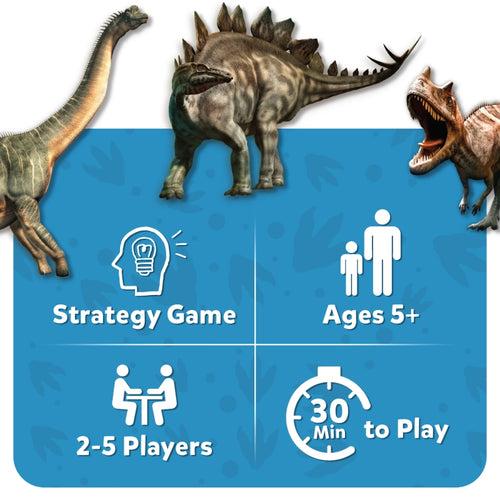 Dino Trio | Dinosaur Themed Strategy Game of Smart Swapping (ages 5+)