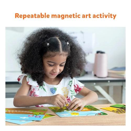 Dot It with Magnets - Animal Planet | Repeatable Magnetic Art Activity (ages 3-7)