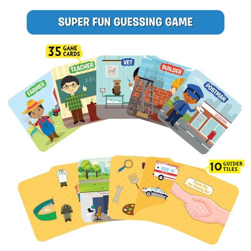 Guess in 10 Junior: Community Helpers | Trivia card game (ages 3-6)