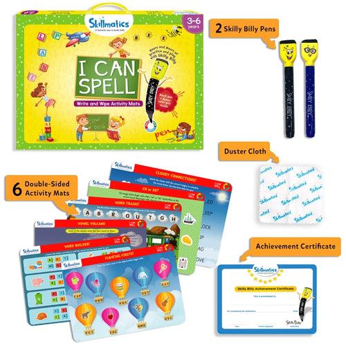 I Can Spell | Reusable Activity Mats (ages 3-6)