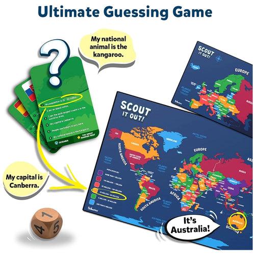 Scout it Out: Countries of The World | Trivia Board Game (ages 7+)