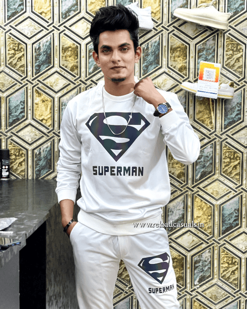 Superman Reflective Full Track Suit - Combo