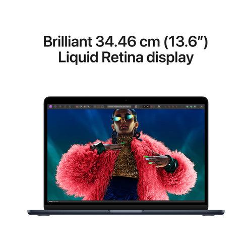 13-inch MacBook Air: Apple M3 chip with 8‑core CPU and 10‑core GPU, 512GB SSD - Midnight