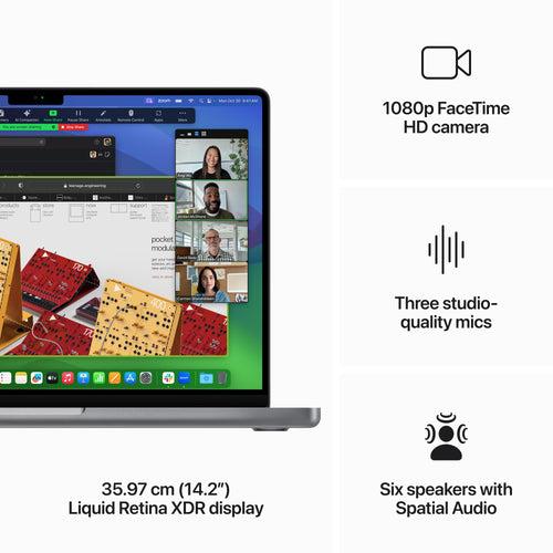 14-inch MacBook Pro: Apple M3 chip with 8‑core CPU and 10‑core GPU, 1TB SSD - Space Grey