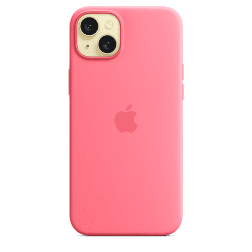 iPhone 15 Plus Silicone Case with MagSafe - Pink