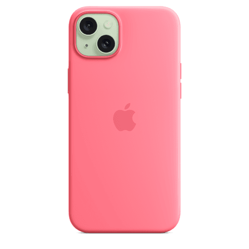 iPhone 15 Plus Silicone Case with MagSafe - Pink