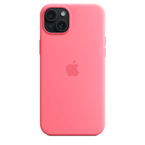 iPhone 15 Plus Silicone Case with MagSafe - Pink