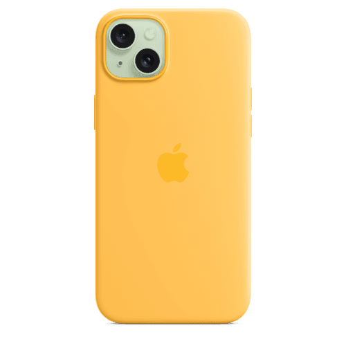 iPhone 15 Plus Silicone Case with MagSafe - Sunshine