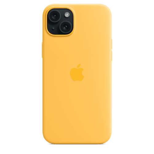 iPhone 15 Plus Silicone Case with MagSafe - Sunshine