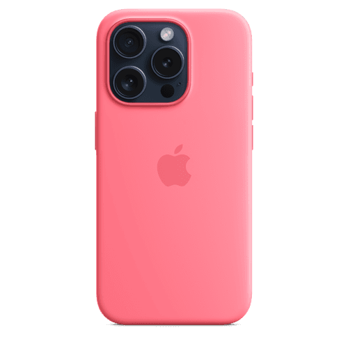 iPhone 15 Pro Silicone Case with MagSafe - Pink